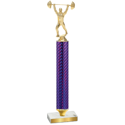 Value Purple Carbon Fiber Weights Trophy