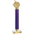 Value Purple Carbon Fiber Baseball Trophy