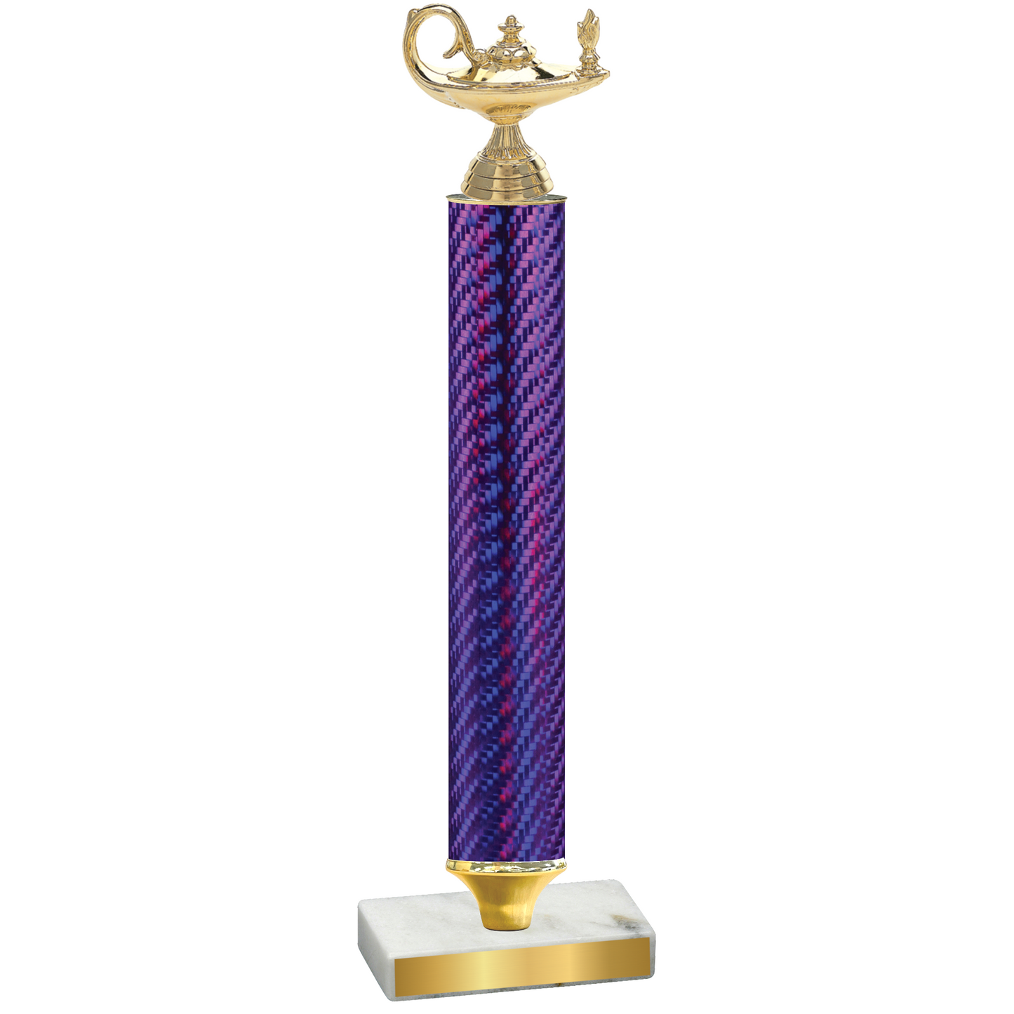 Value Purple Carbon Fiber Academics Trophy