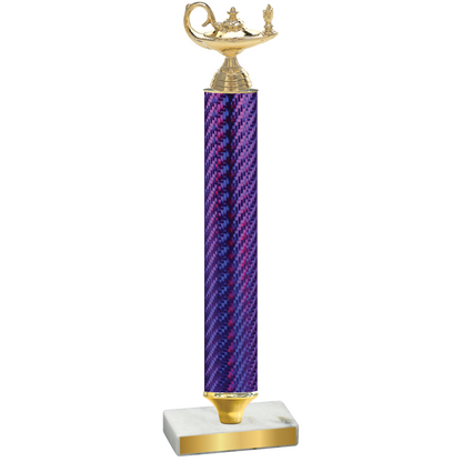 Value Purple Carbon Fiber Academics Trophy