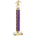 Value Purple Glacier Soccer Trophy