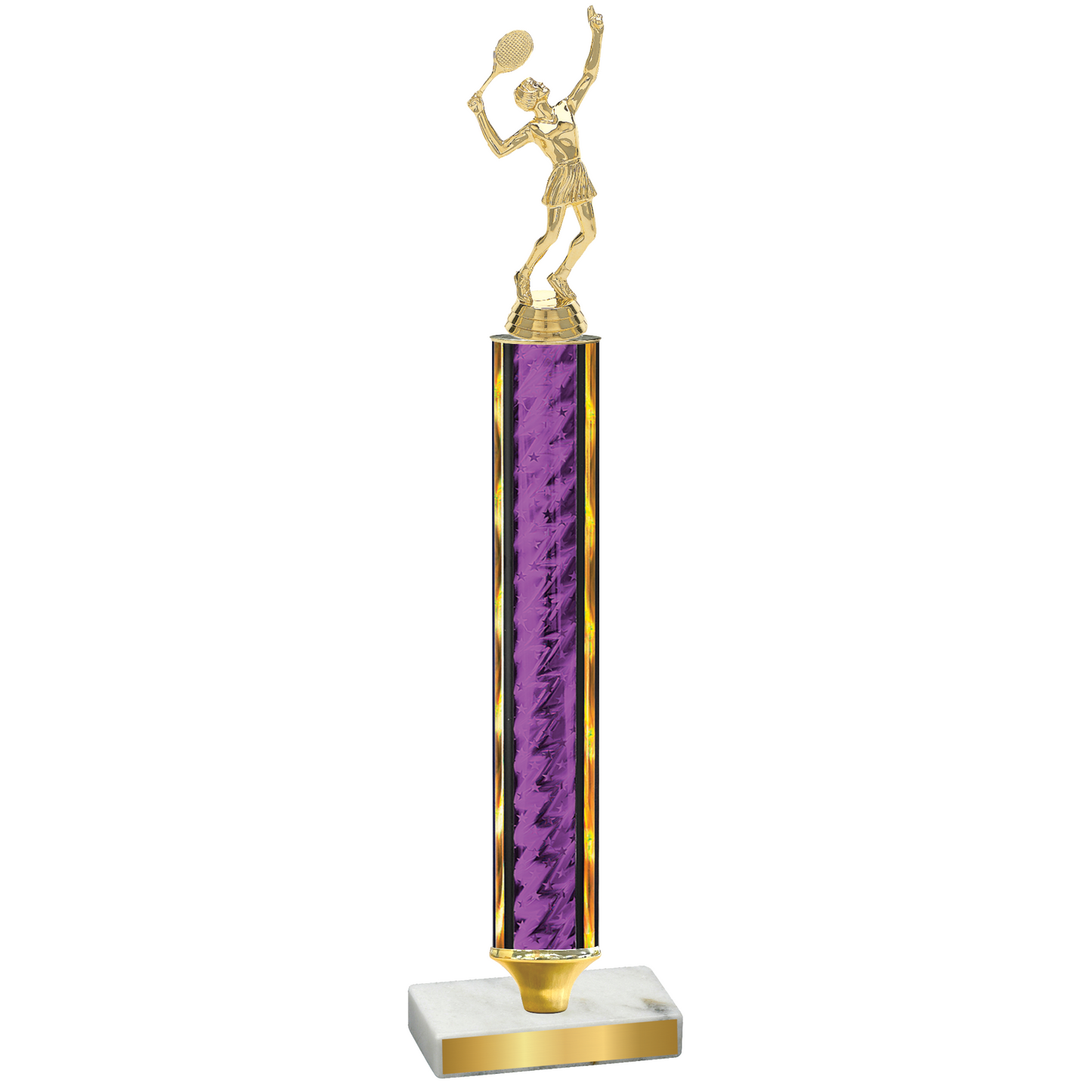 Value Purple Glacier Tennis Trophy