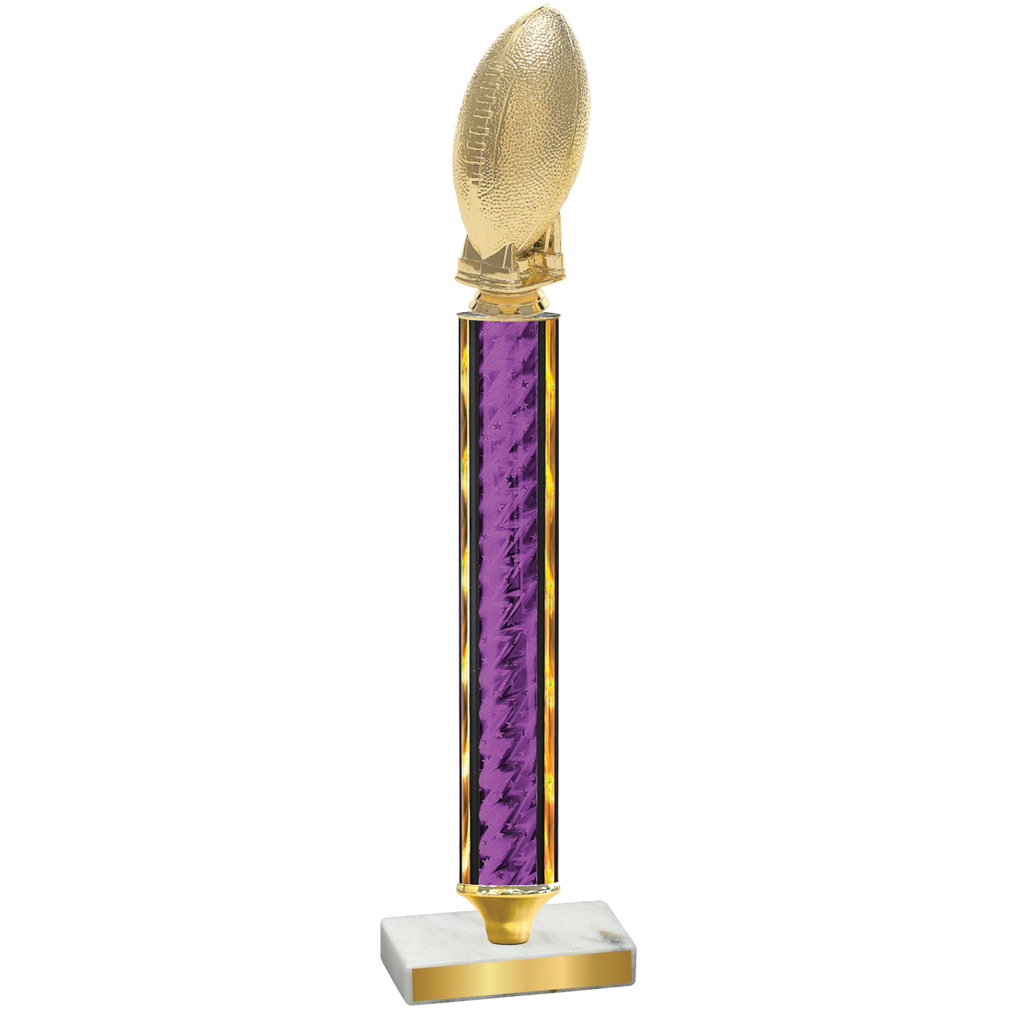 Value Purple Glacier Football Trophy