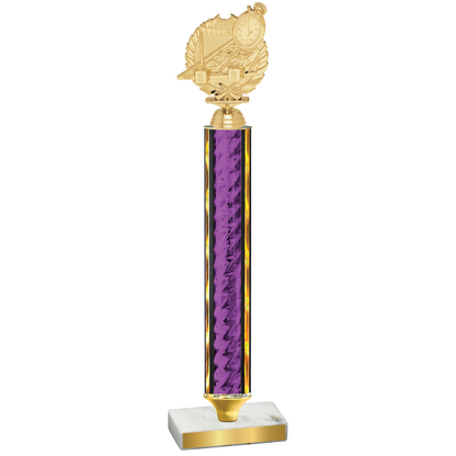 Value Purple Glacier Swimming Trophy