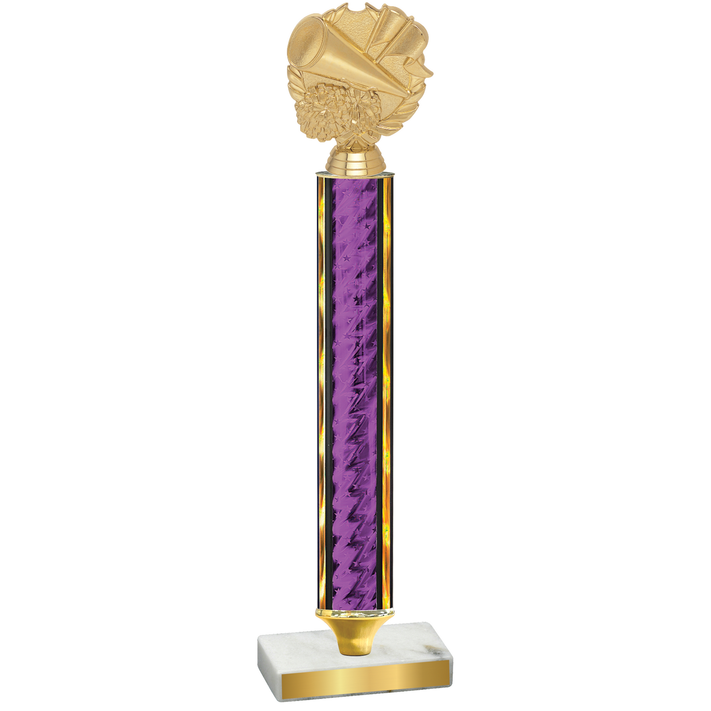 Value Purple Glacier Cheerleading Trophy