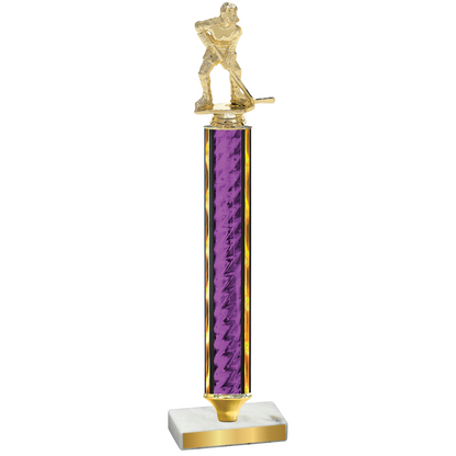 Value Purple Glacier Hockey Trophy