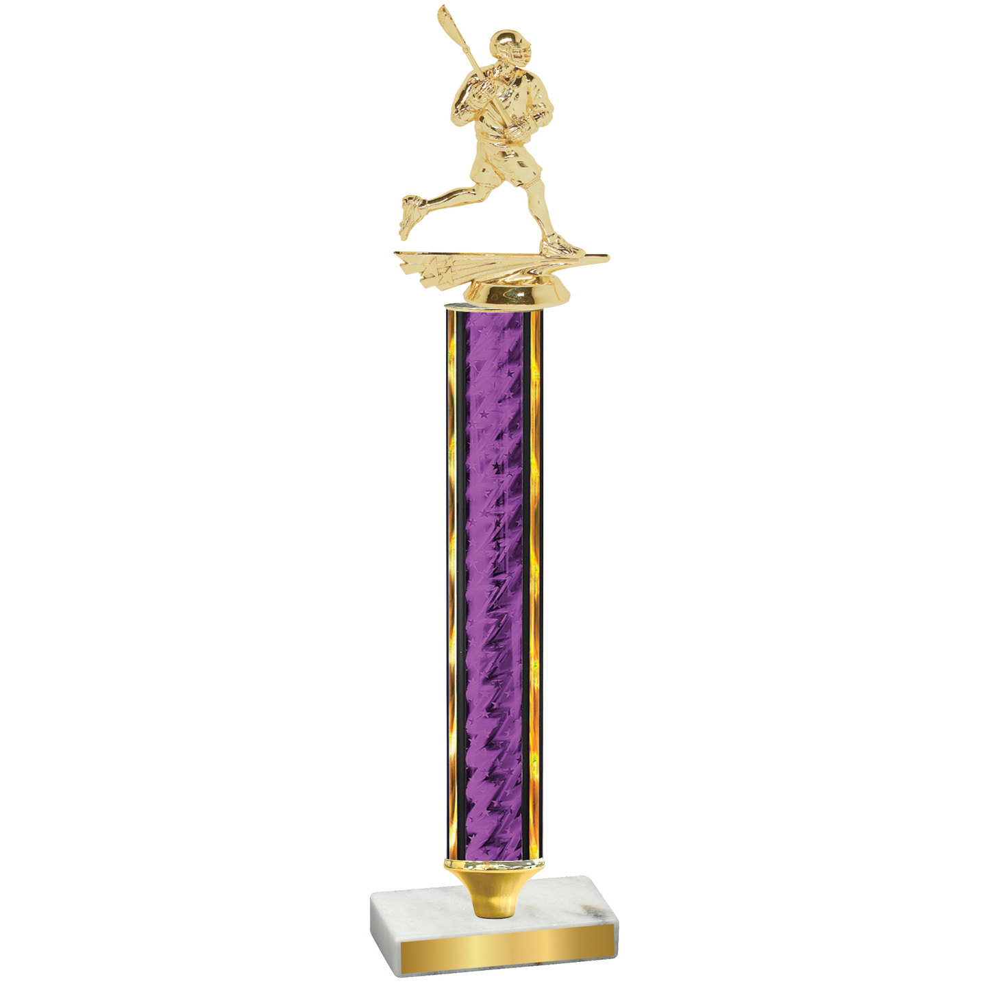 Value Purple Glacier Lacrosse Trophy