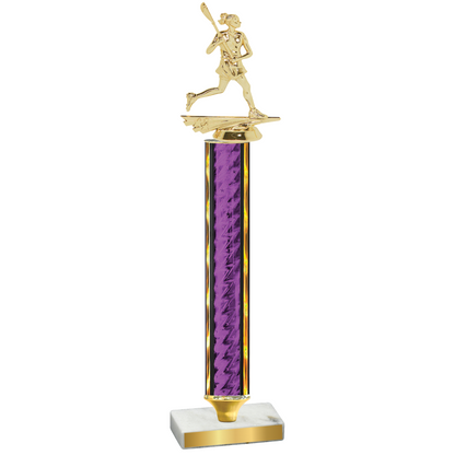 Value Purple Glacier Lacrosse Trophy