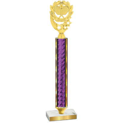 Value Purple Glacier Pickleball Trophy