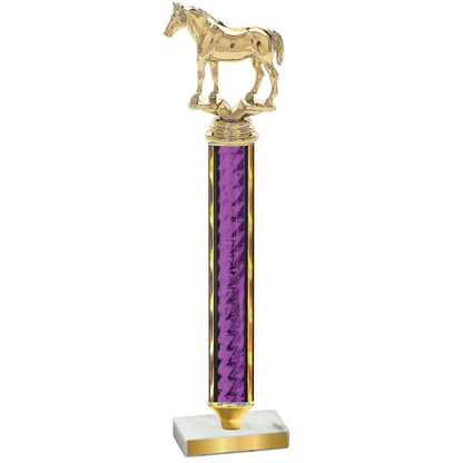 Value Purple Glacier Horses Trophy