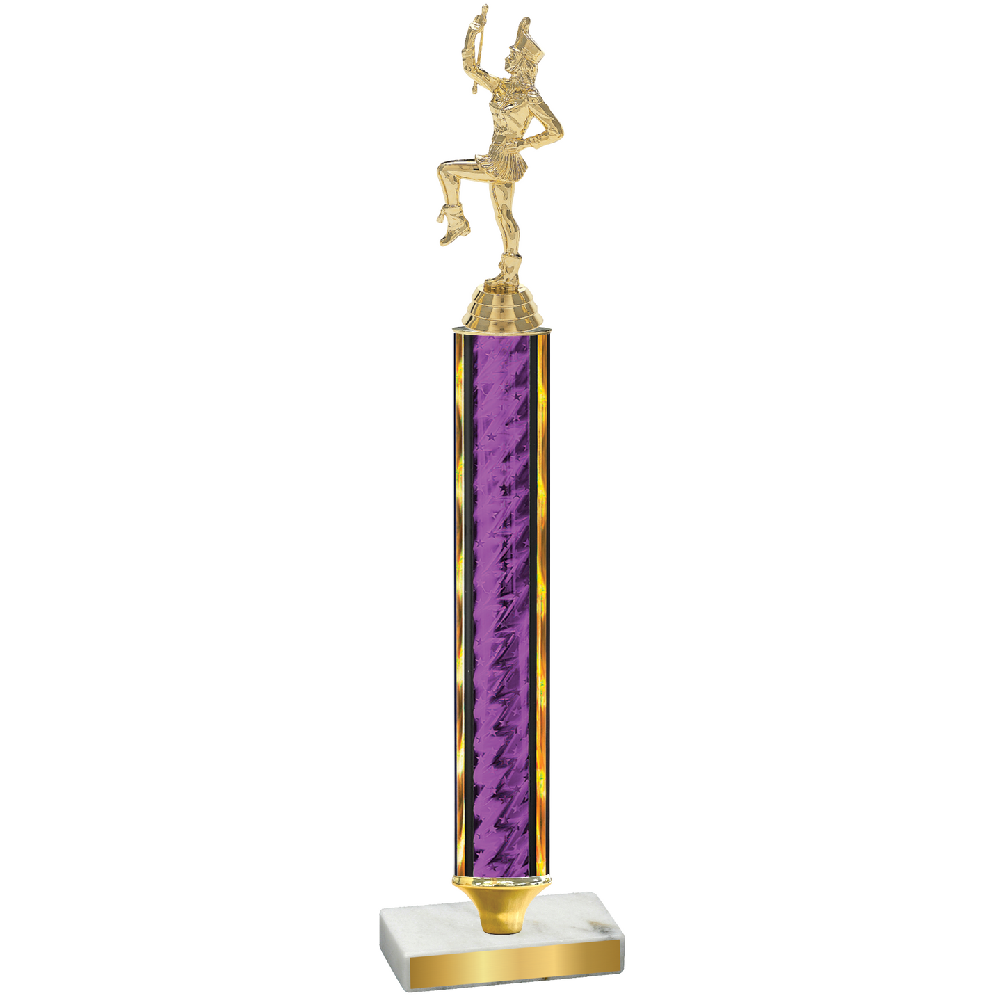 Value Purple Glacier Majorette Trophy