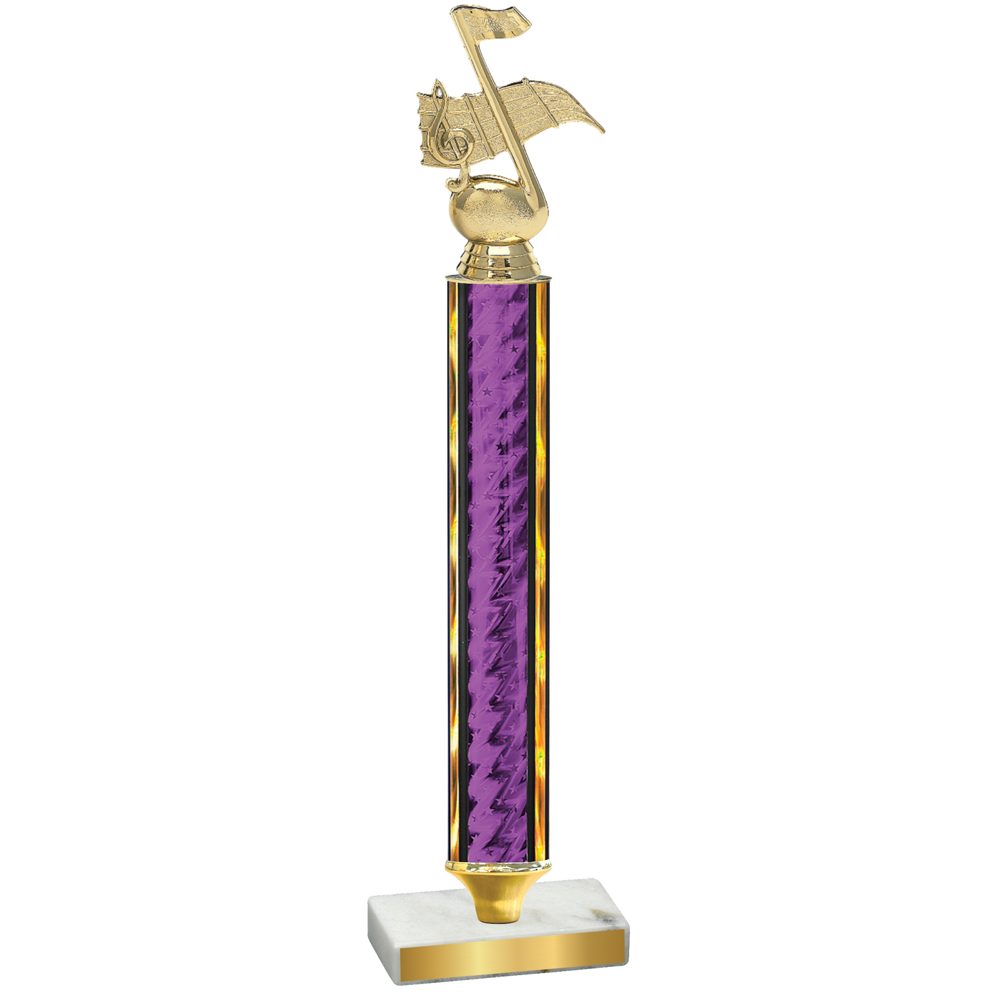 Value Purple Glacier Music Trophy