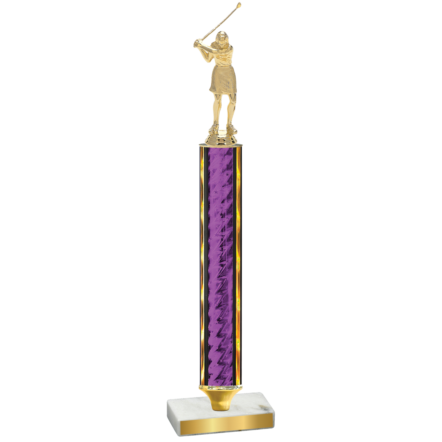 Value Purple Glacier Golf Trophy