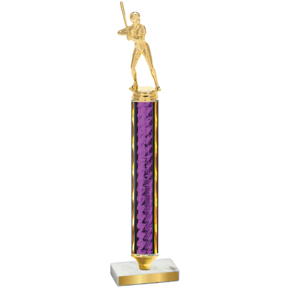 Value Purple Glacier Softball Trophy