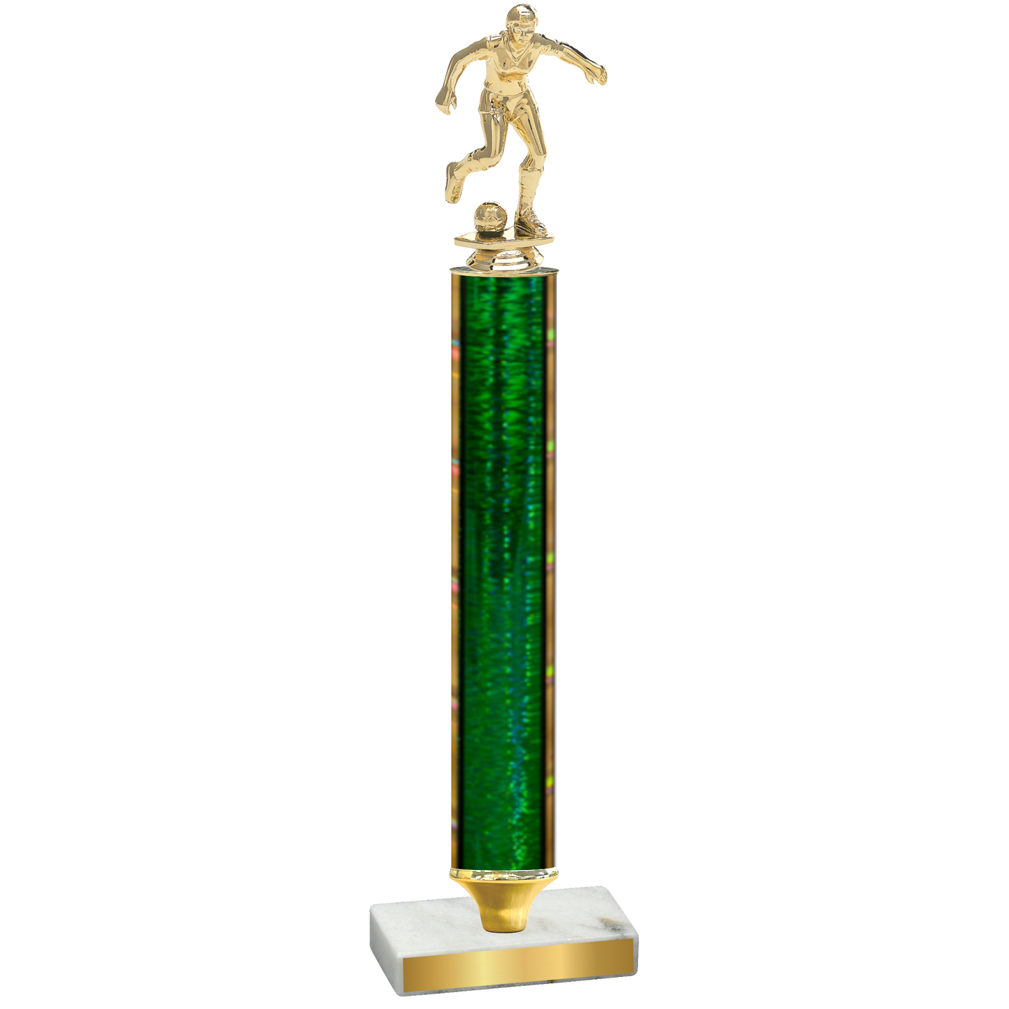 Value Green Glacier Soccer Trophy