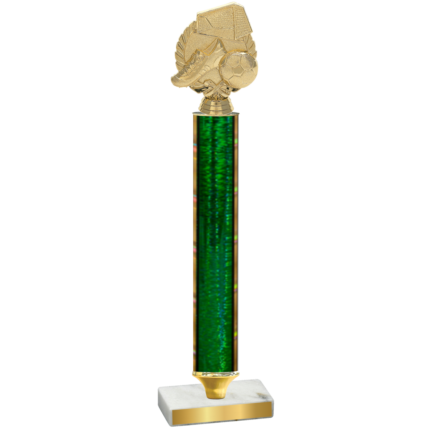 Value Green Glacier Soccer Trophy