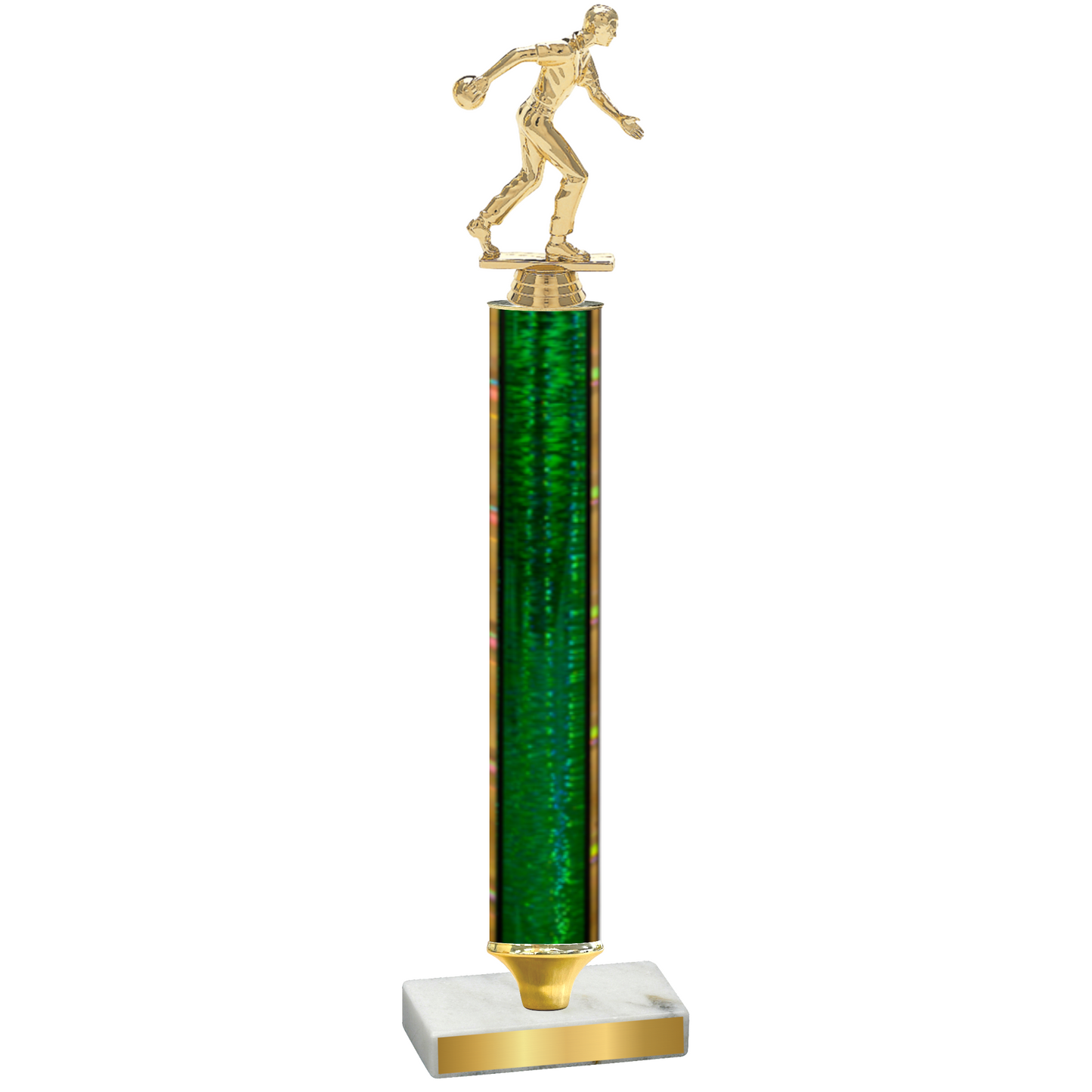 Value Green Glacier Bowling Trophy