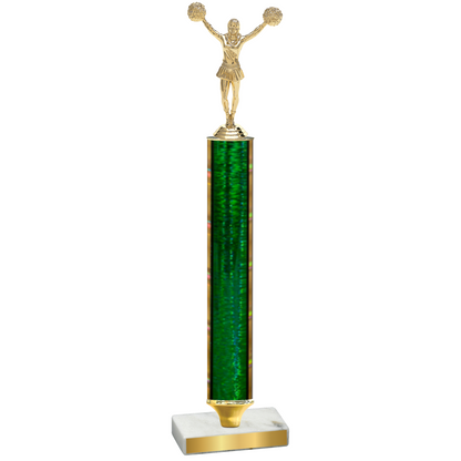 Value Green Glacier Cheerleading Trophy