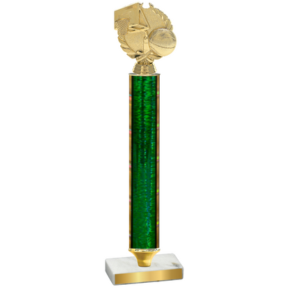 Value Green Glacier Basketball Trophy