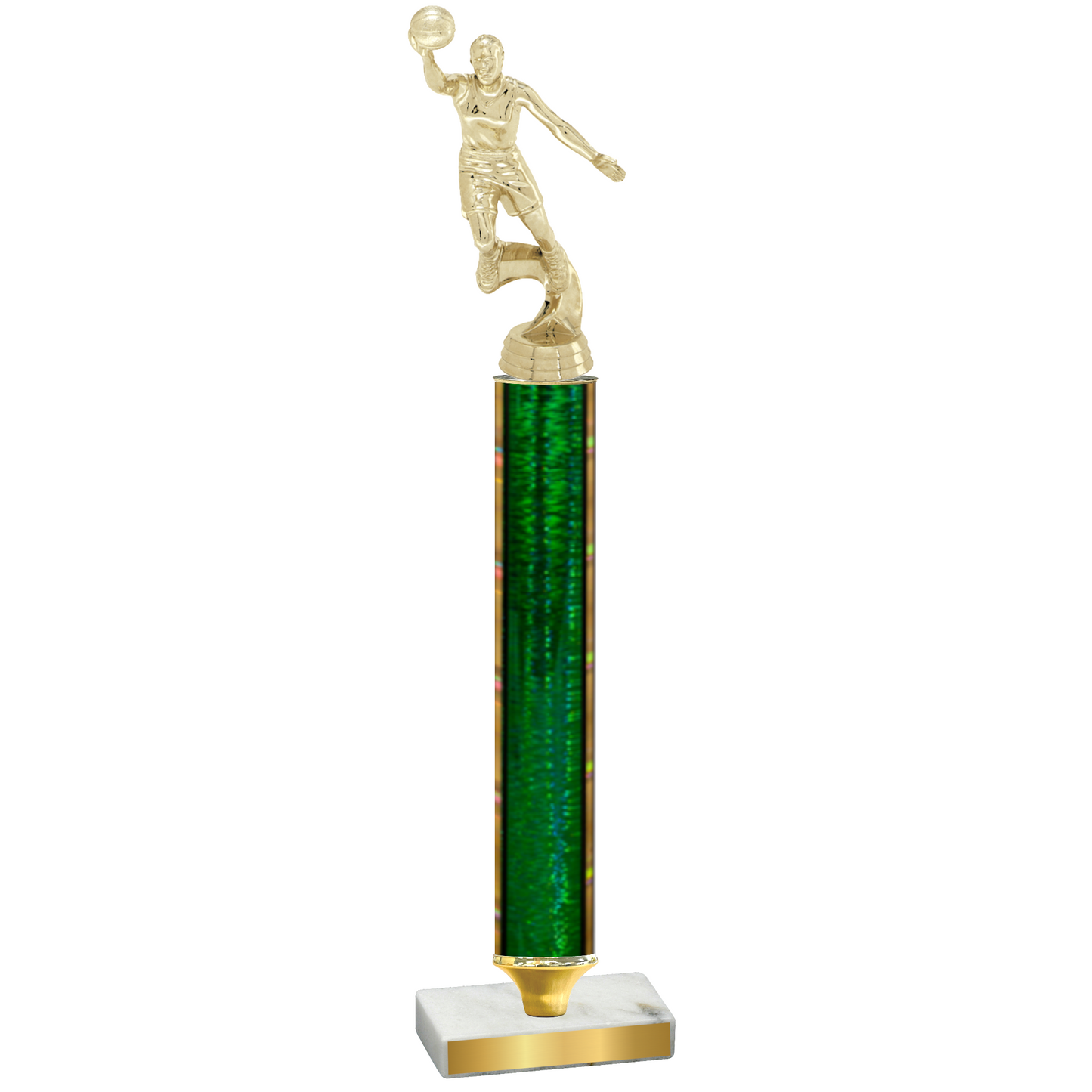 Value Green Glacier Basketball Trophy