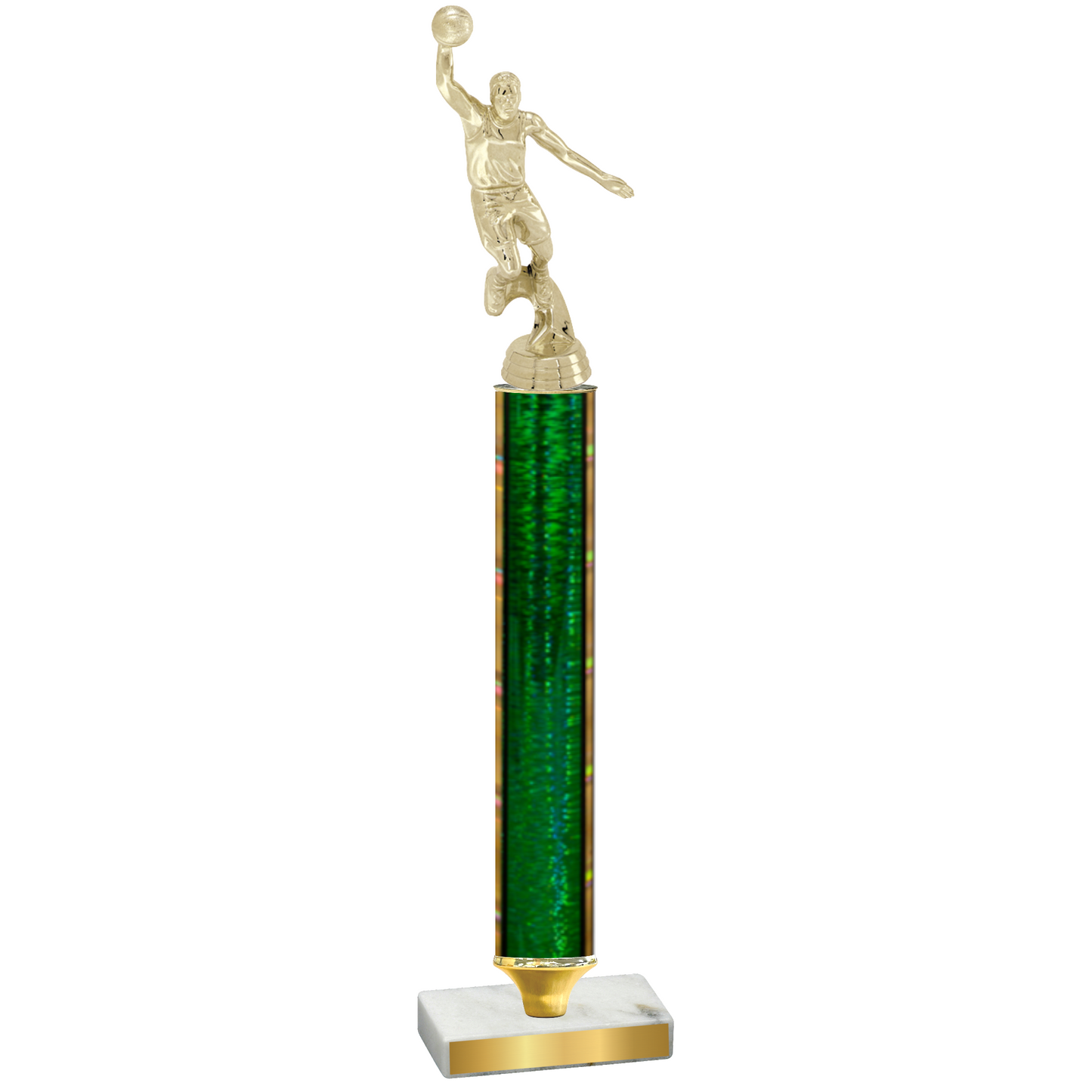 Value Green Glacier Basketball Trophy