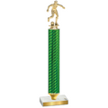 Value Green Carbon Fiber Soccer Trophy