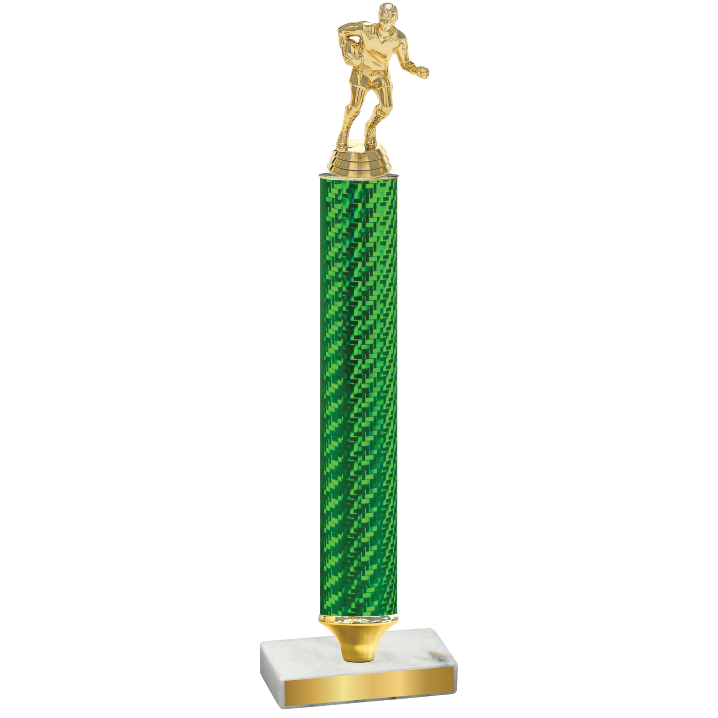 Value Green Carbon Fiber Rugby Trophy