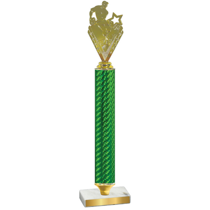 Value Green Carbon Fiber Rugby Trophy