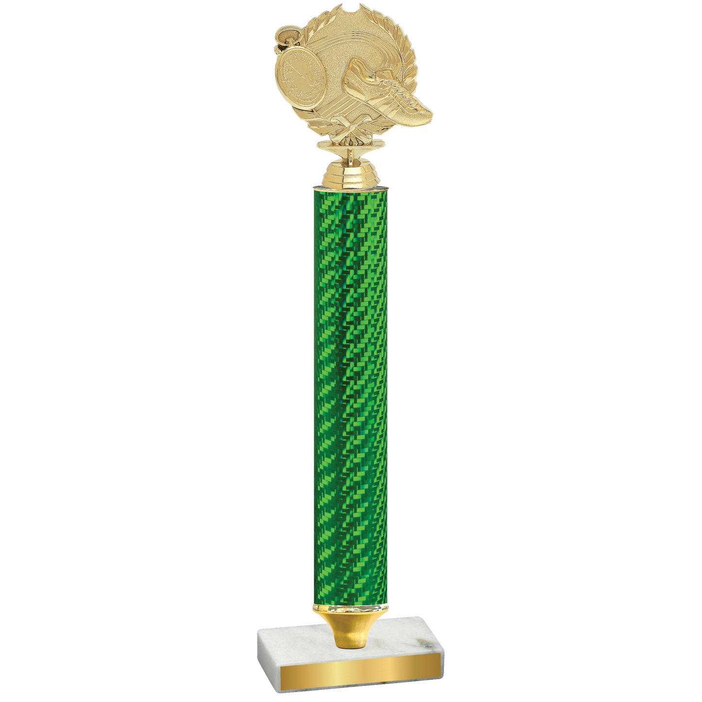 Value Green Carbon Fiber Running Trophy