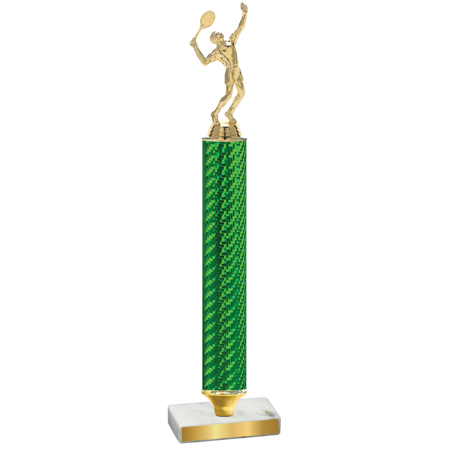 Value Green Carbon Fiber Tennis Trophy