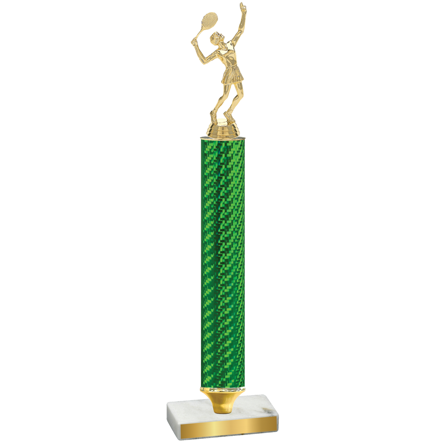 Value Green Carbon Fiber Tennis Trophy