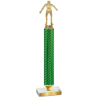 Value Green Carbon Fiber Wrestling Trophy