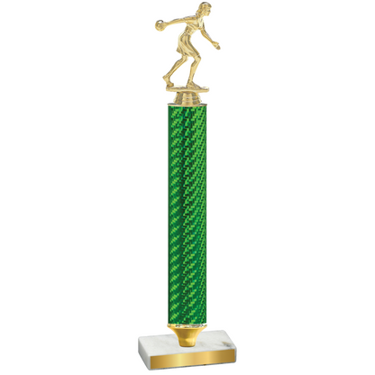 Value Green Carbon Fiber Bowling Trophy