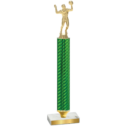 Value Green Carbon Fiber Volleyball Trophy