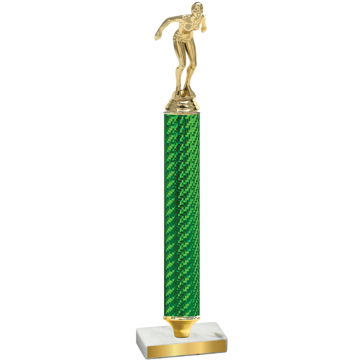 Value Green Carbon Fiber Tennis Trophy