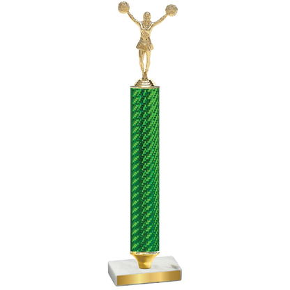 Value Green Carbon Fiber Cheerleading Trophy