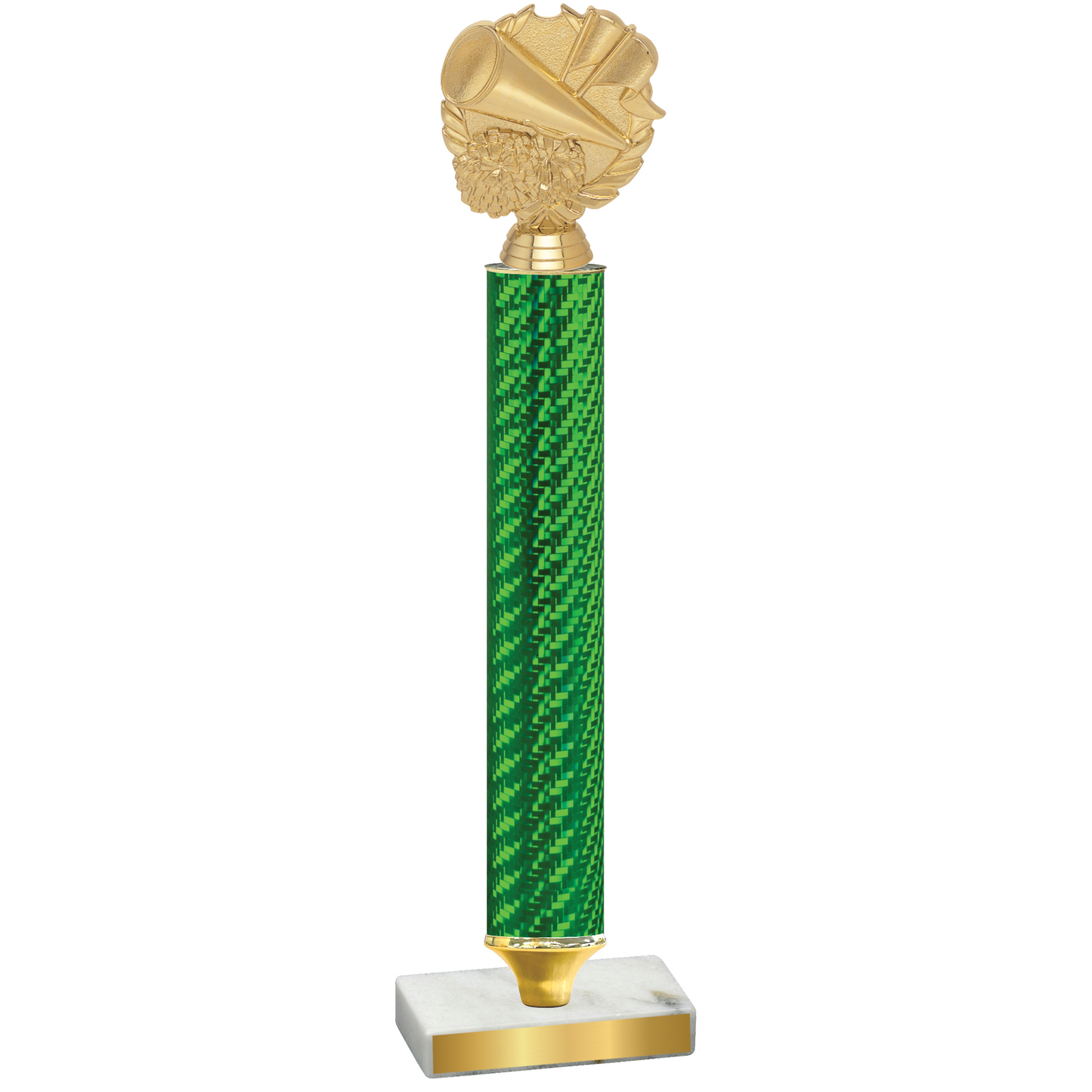 Value Green Carbon Fiber Cheerleading Trophy