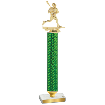 Value Green Carbon Fiber Lacrosse Trophy