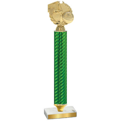 Value Green Carbon Fiber Basketball Trophy