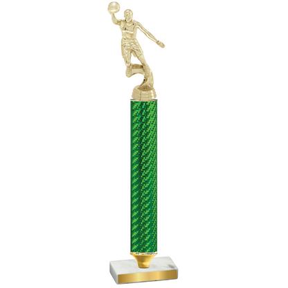 Value Green Carbon Fiber Basketball Trophy