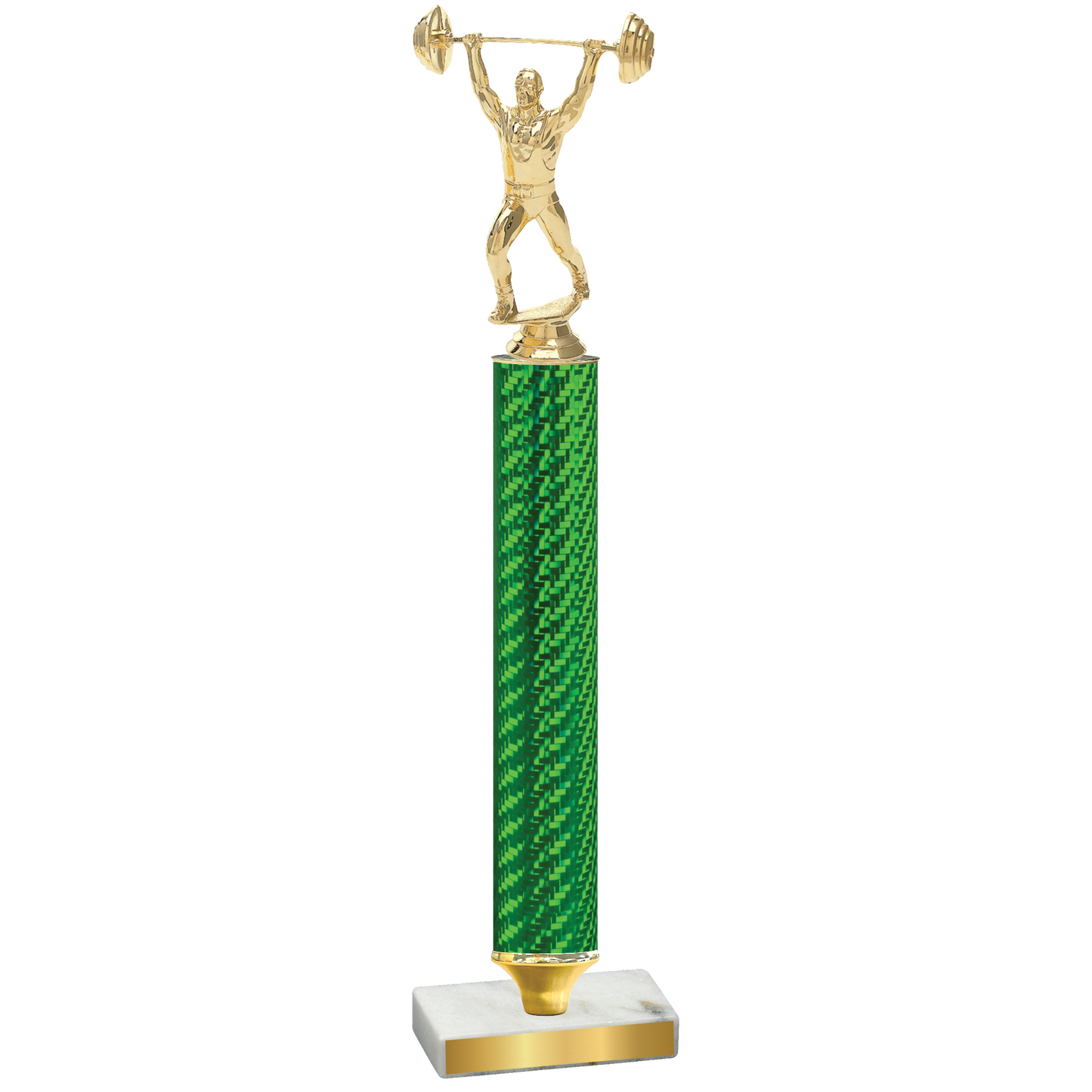 Value Green Carbon Fiber Weights Trophy