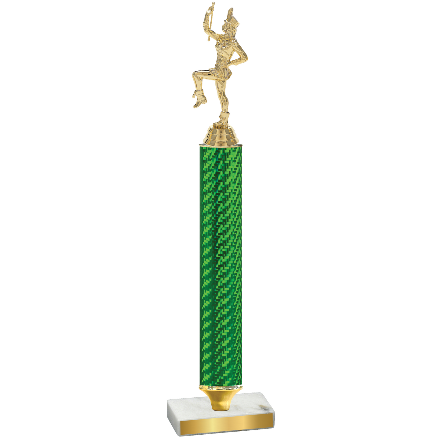 Value Green Carbon Fiber Majorette Trophy