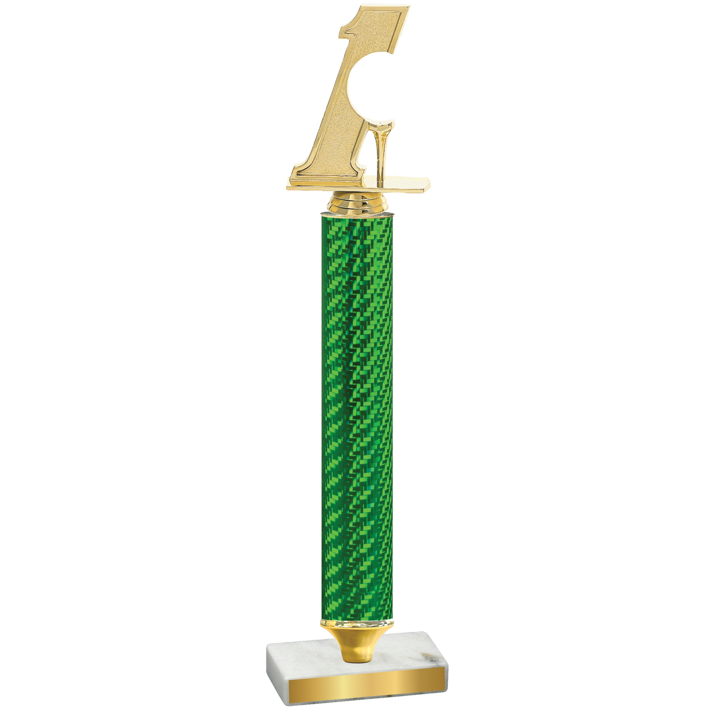 Value Green Carbon Fiber Golf Trophy