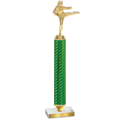 Value Green Carbon Fiber Karate Trophy