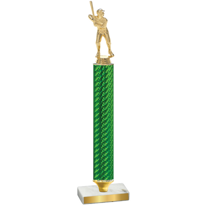 Value Green Carbon Fiber Baseball Trophy