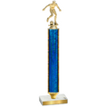 Value Blue Glacier Soccer Trophy