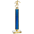 Value Blue Glacier Soccer Trophy