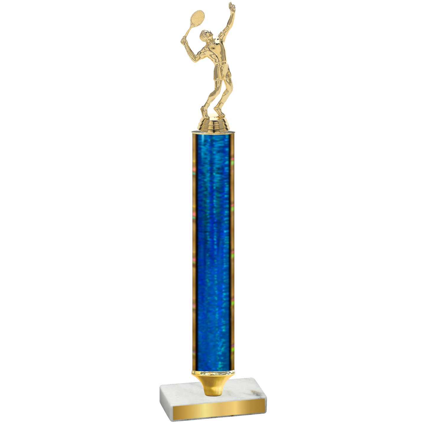 Value Blue Glacier Tennis Trophy