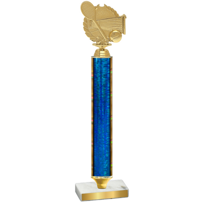 Value Blue Glacier Tennis Trophy