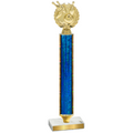 Value Blue Glacier Bowling Trophy